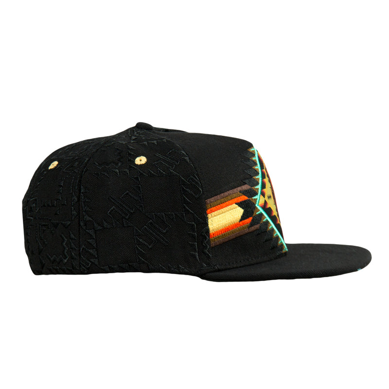 Desert Lore Black Snapback Hat