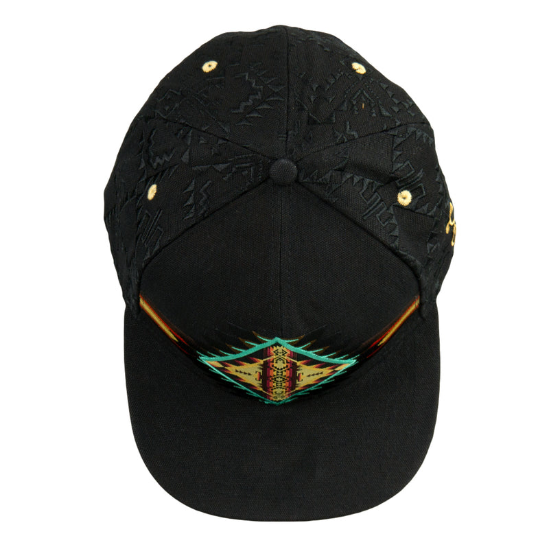 Desert Lore Black Snapback Hat