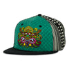 Chris Dyer El Necio Teal Pattern Fitted Hat