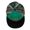 Chris Dyer El Necio Teal Pattern Fitted Hat