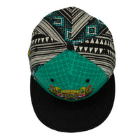 Chris Dyer El Necio Teal Pattern Fitted Hat