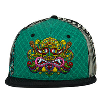 Chris Dyer El Necio Teal Pattern Fitted Hat