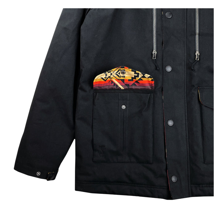 Parka Sherpa negra de Desert Lore