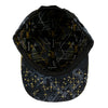 Celestial Serpent Black 5 Panel Zipperback Hat