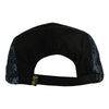 Celestial Serpent Black 5 Panel Zipperback Hat