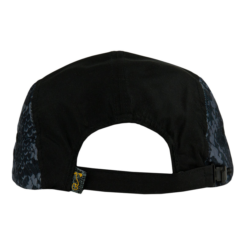 Celestial Serpent Black 5 Panel Zipperback Hat