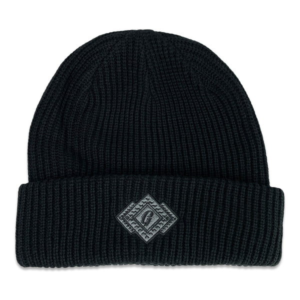 Sedona Black Cuff Beanie