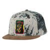 Bombearclat Marble Dye Black Snapback Hat