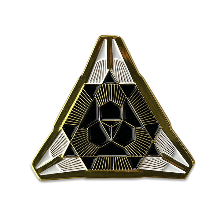 Pin dorado de la serpiente celestial
