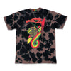 Bombearclat Marble Dye Black T Shirt