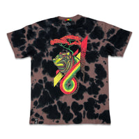 Bombearclat Marble Dye Black T Shirt