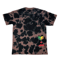 Bombearclat Marble Dye Black T Shirt