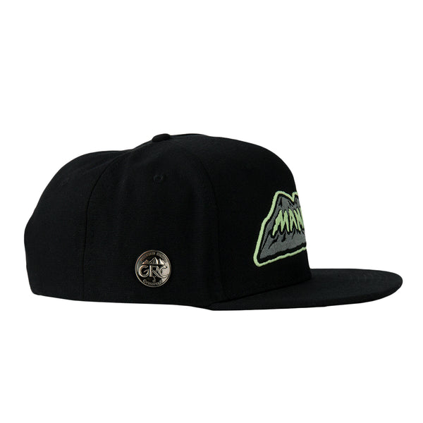 Mountain Division Mammoth Black Glow Snapback Hat