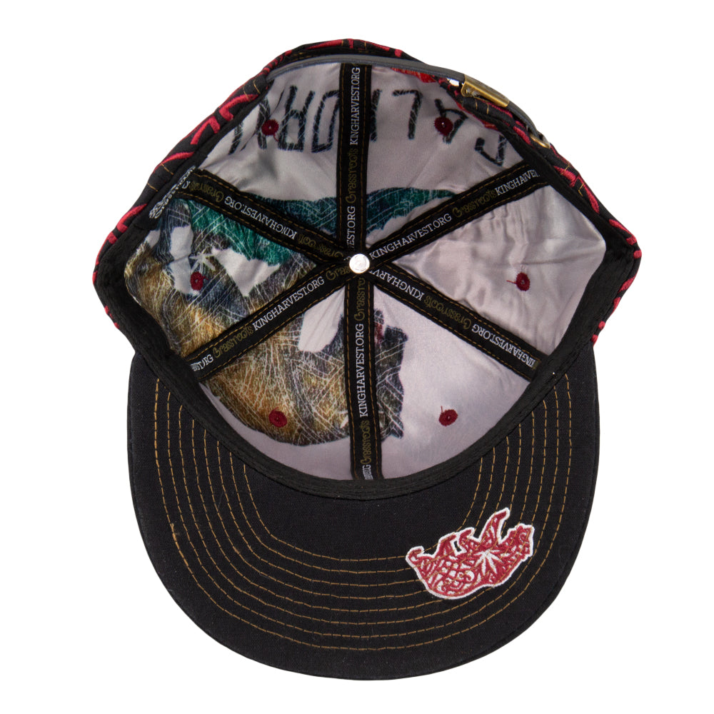 Gorra con correa roja celta Kings Harvest