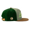 Mountain Division Mammoth Green Corduroy Strapback Hat