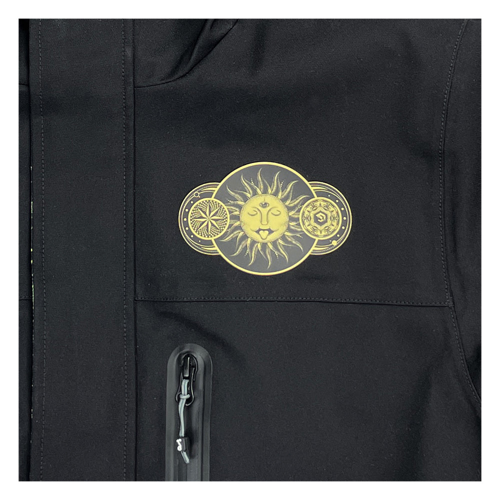 Chaqueta técnica negra Cosmic Arcana