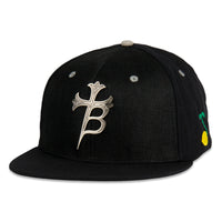 Borka Blades Black Snapback Hat