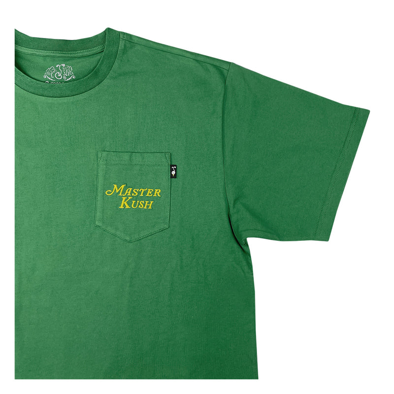 Kush Leaf Green Pocket T Shirt