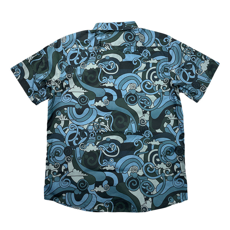 Vincent Gordon Seahorse Party Blackout Button Up Shirt – Grassroots ...