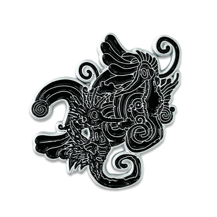 Pin negro de Vincent Gordon Seahorse Party