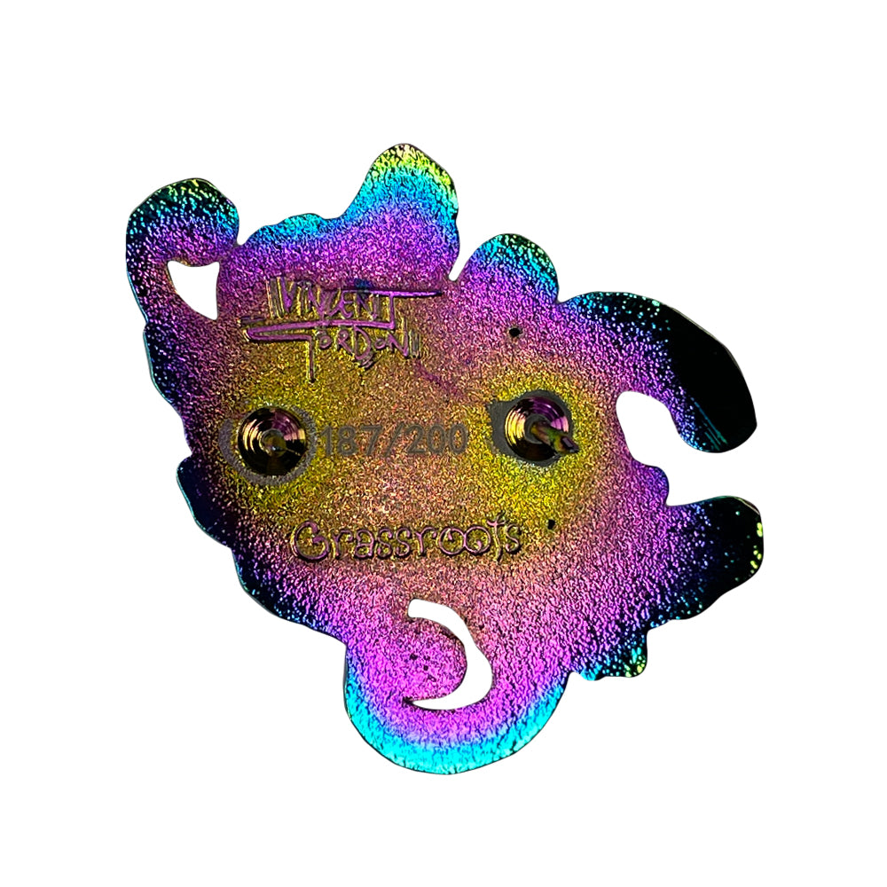 Pin de arcoíris con diseño de caballitos de mar de Vincent Gordon