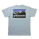 Mile High Sunset Blue Pocket T Shirt