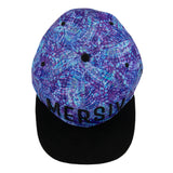 Mersiv Script Purple Snapback Hat