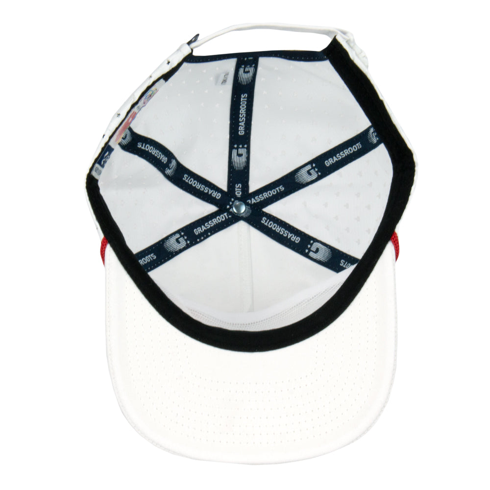 Bleizing White Zipperback Hat