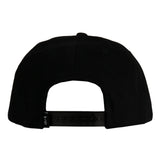 Bear Paw Removable Earflap Black Snapback Hat