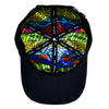 Scarlet Macaw Black Dad Hat