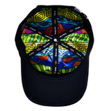 Scarlet Macaw Black Dad Hat