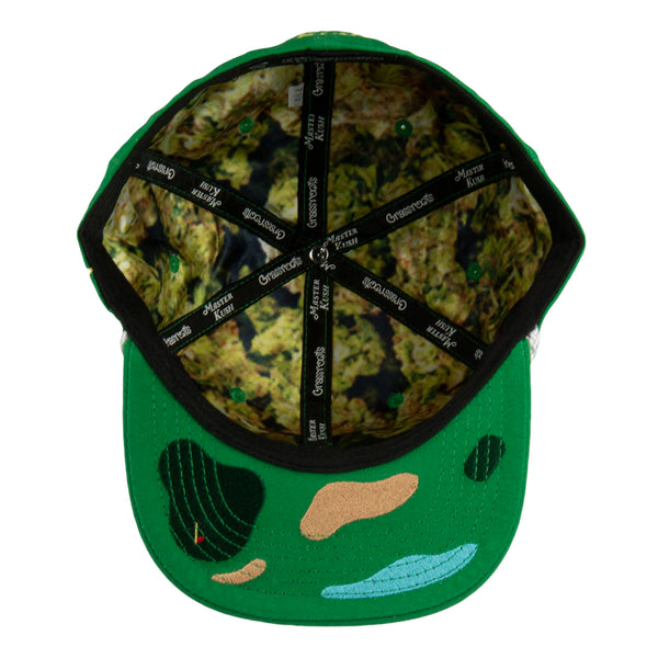 Kush Leaf Tourney Green Fitted Hat