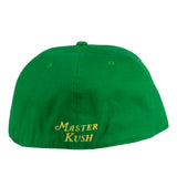 Kush Leaf Tourney Green Fitted Hat