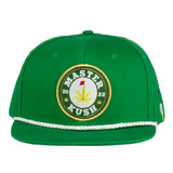 Kush Leaf Tourney Green Fitted Hat