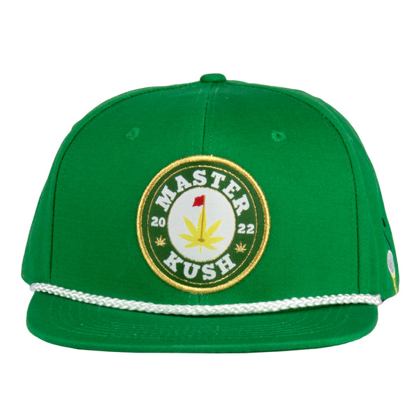 Kush Leaf Tourney Green Fitted Hat