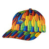 Scarlet Macaw Rainbow Feathers Dad Hat