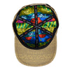 Scarlet Macaw Tan Pattern Dad Hat