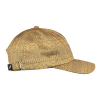 Scarlet Macaw Tan Pattern Dad Hat