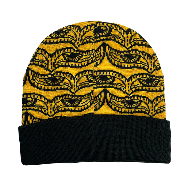 Chris Dyer Harmoneyes Yellow Cuff Beanie