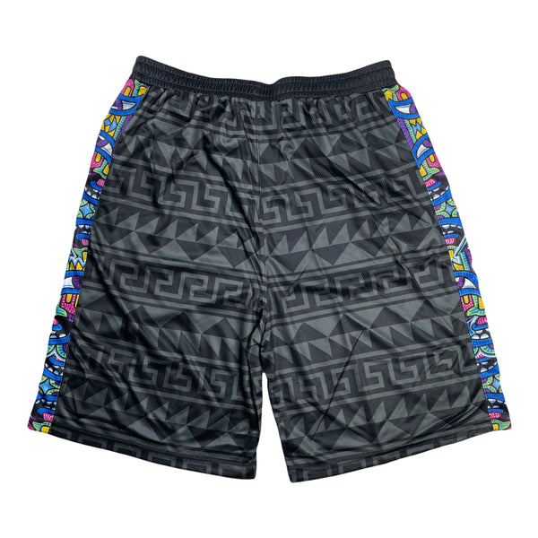 Chris Dyer Harmoneyes Black Mesh Shorts