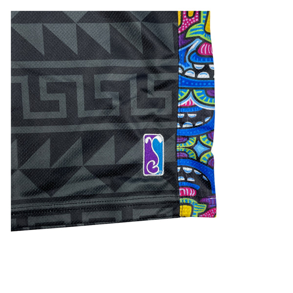 Chris Dyer Harmoneyes Black Mesh Shorts