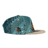 Android Jones Tiger Swallowtail V2 Woven Blue Snapback Hat