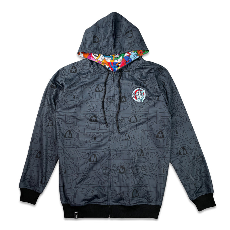 El Pez Reversible Zip Up Hoodie