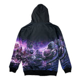 13th Anniversary Black Reversible Zip Up Hoodie
