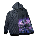 13th Anniversary Black Reversible Zip Up Hoodie