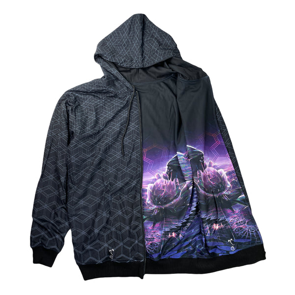 13th Anniversary Black Reversible Zip Up Hoodie