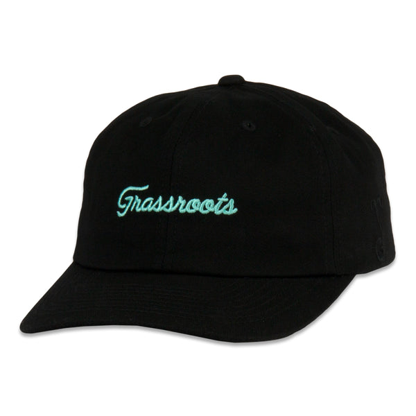 Golfroots Hazard Black Dad Hat