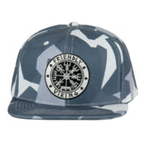 Friendly Viking White Camo Snapback Hat