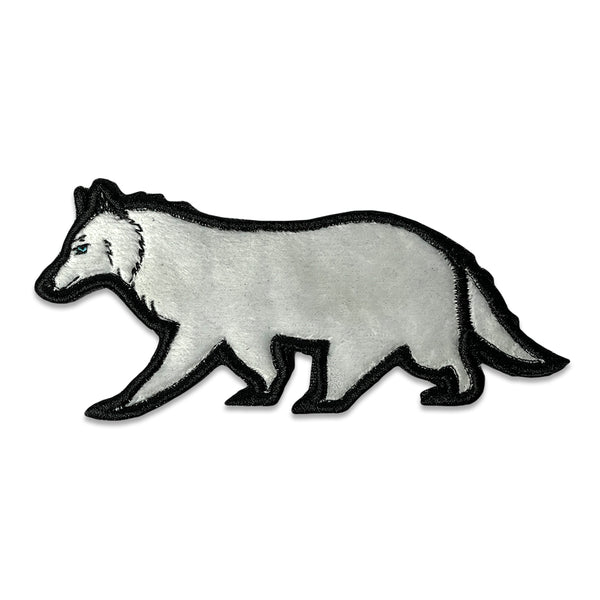 White Wolf Removable Bear Patch