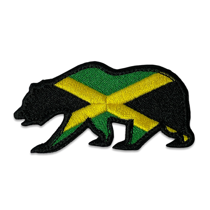Parche de oso extraíble con la bandera de Jamaica